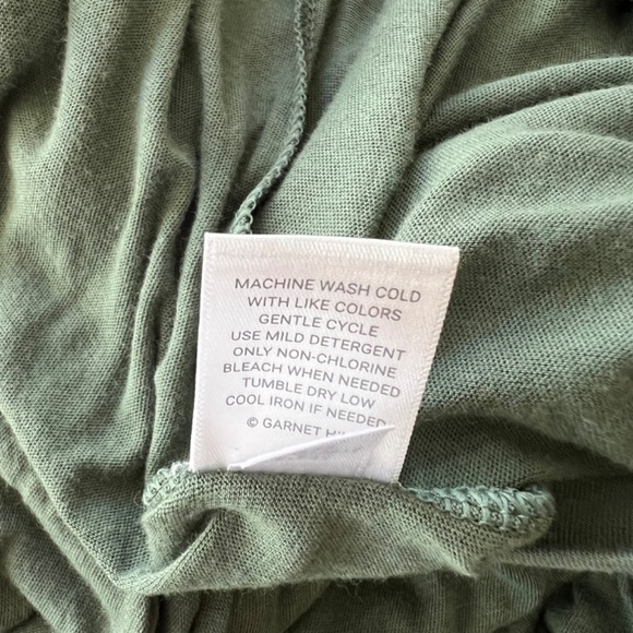 GARNET HILL Favorite Knit Maxi Skirt in Sage -  S - Picture 9 of 12